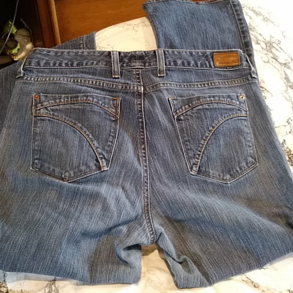 TWO pair EDDIE BAUER jeans 14R - Picture 3 of 6